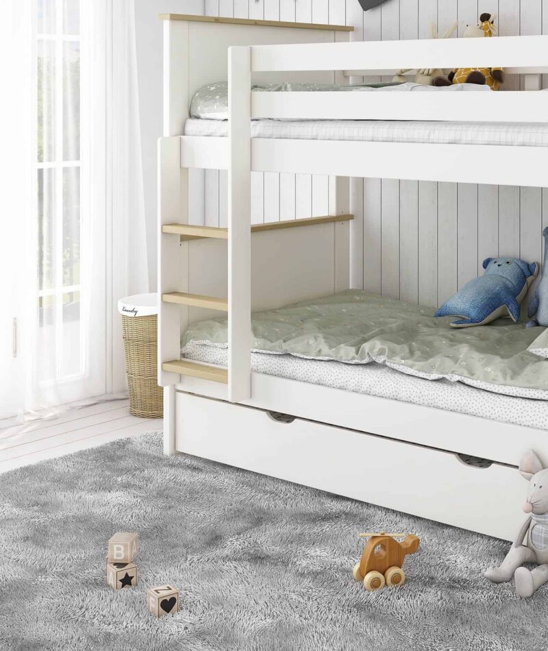 Kids Avenue Heritage Bunk Bed 2 with Trundle Drawer The Home and Office Stores