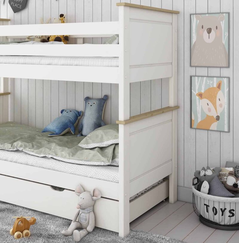 Kids Avenue Heritage Bunk Bed 2 with Trundle Drawer The Home and Office Stores