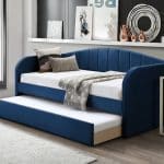 Flintshire Furniture Fabric Day Bed Blue