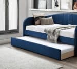 Flintshire Furniture Fabric Day Bed Blue The Home and Office Stores 5