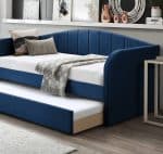 Flintshire Furniture Fabric Day Bed Blue The Home and Office Stores 6