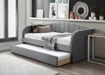 Flintshire Furniture Fabric Day Bed Grey