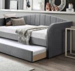 Flintshire Furniture Fabric Day Bed Grey The Home and Office Stores 6