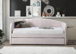 Flintshire Furniture Fabric Day Bed Pink The Home and Office Stores