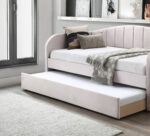 Flintshire Furniture Fabric Day Bed Pink The Home and Office Stores
