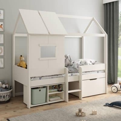 Kids Avenue Ordi Mini Playhouse Bed with Storage