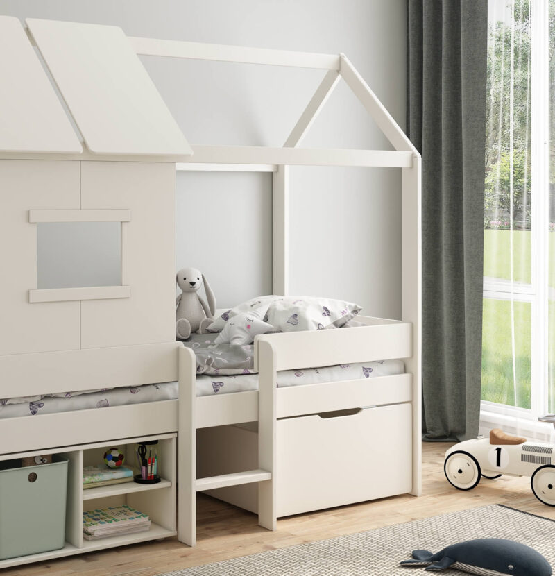 Kids Avenue Ordi Mini Playhouse Bed with Storage The Home and Office Stores
