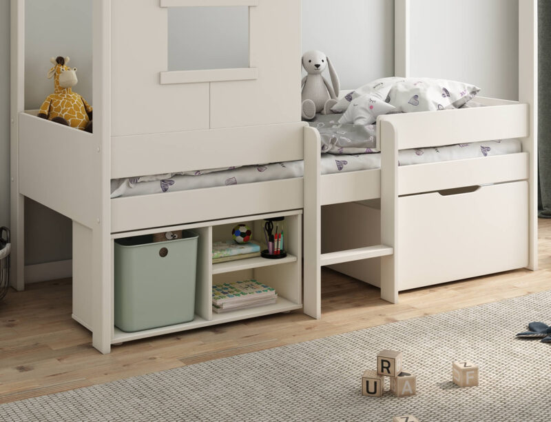 Kids Avenue Ordi Mini Playhouse Bed with Storage The Home and Office Stores