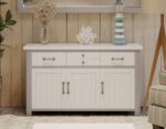 Baumhaus Greystone Sideboard 3 Doors 4 Drawers