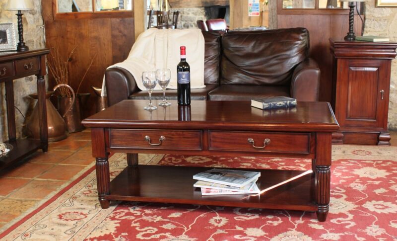 Baumhaus La Roque Coffee Table With Drawers The Home and Office Stores