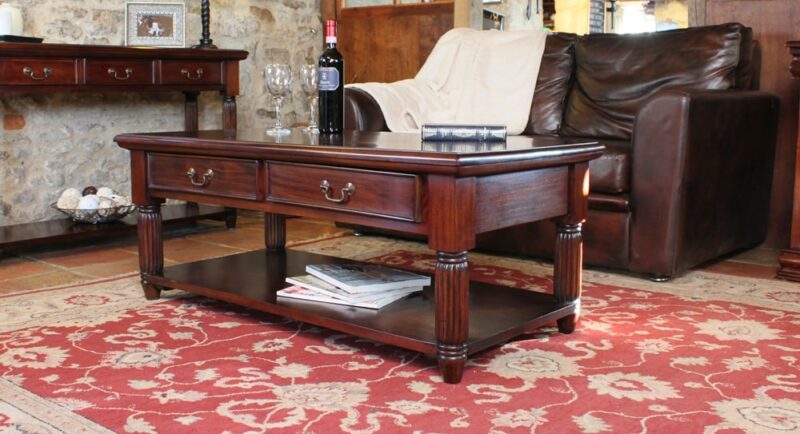 Baumhaus La Roque Coffee Table With Drawers The Home and Office Stores