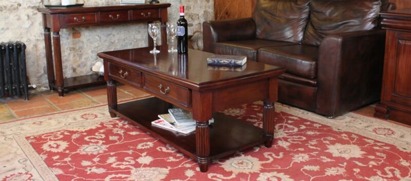Baumhaus La Roque Coffee Table With Drawers The Home and Office Stores