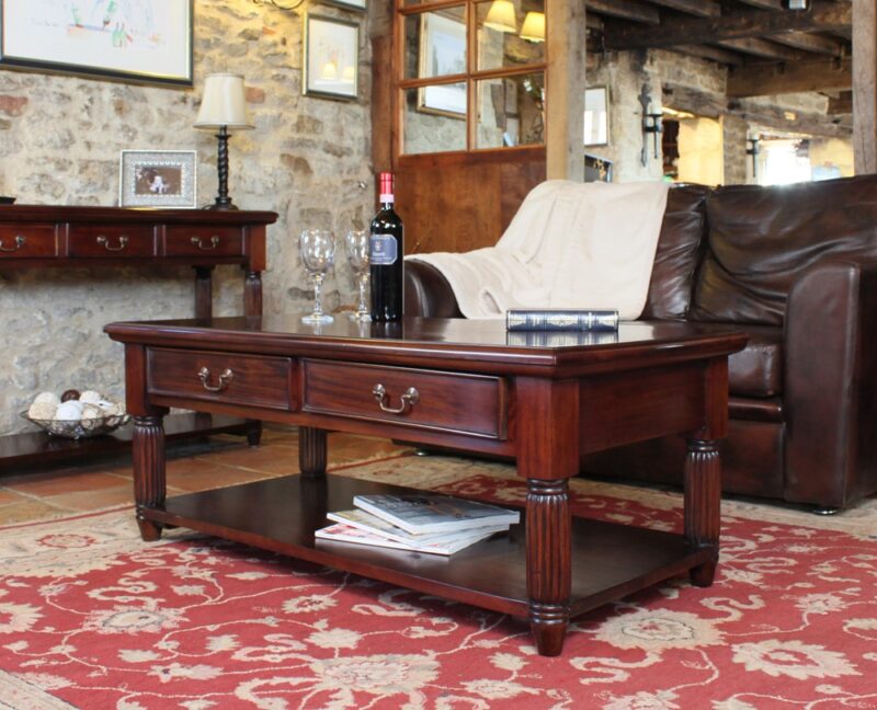 Baumhaus La Roque Coffee Table With Drawers The Home and Office Stores