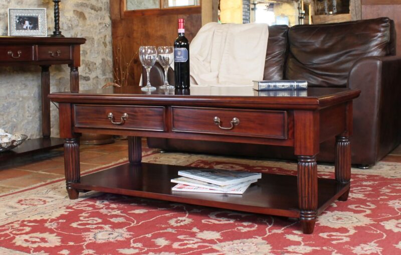 Baumhaus La Roque Coffee Table With Drawers The Home and Office Stores