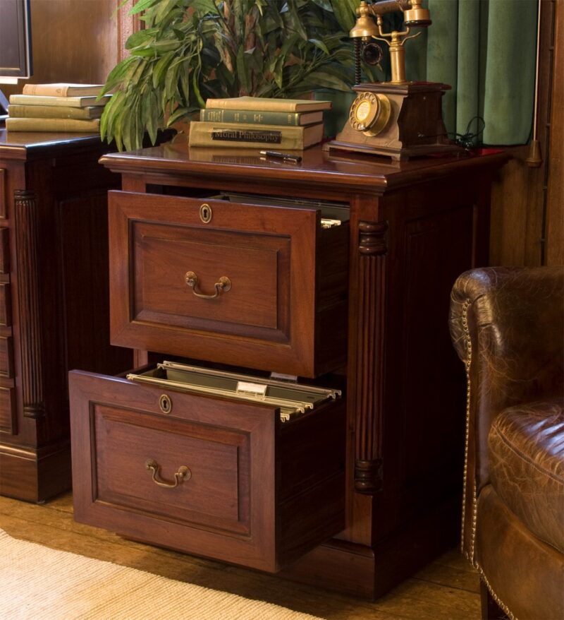 Baumhaus La Roque Two Drawer Filing Cabinet The Home and Office Stores
