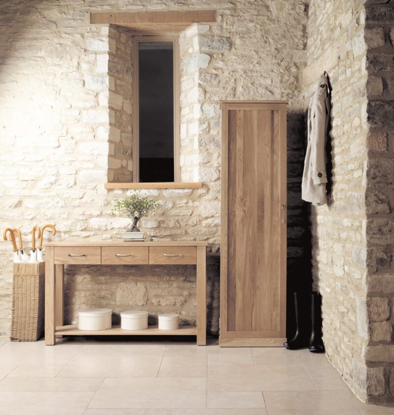 Baumhaus Mobel Oak Console Table The Home and Office Stores