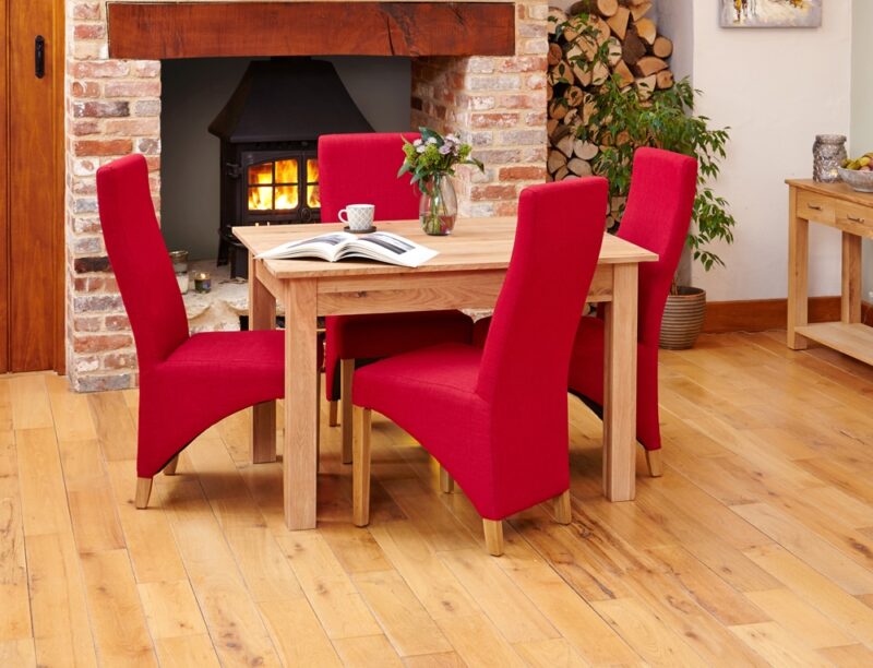 Baumhaus Mobel Oak Dining Table 4 Seater The Home and Office Stores