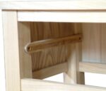 Baumhaus Mobel Oak One Door one Drawer Lamp Table The Home and Office Stores