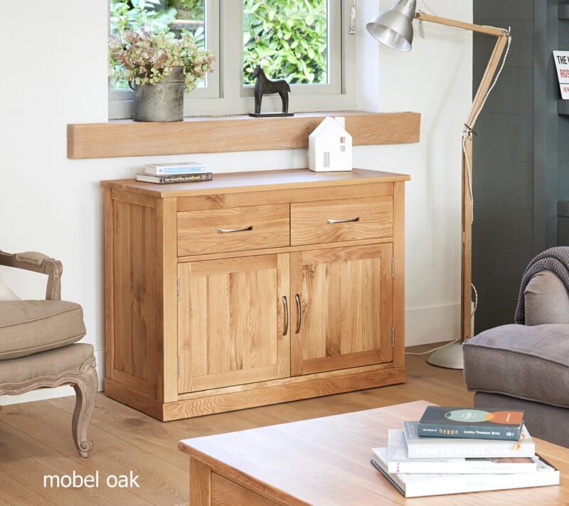 Baumhaus Mobel Oak Small Sideboard The Home and Office Stores