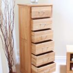 Baumhaus Mobel Oak Tallboy 6 Drawer