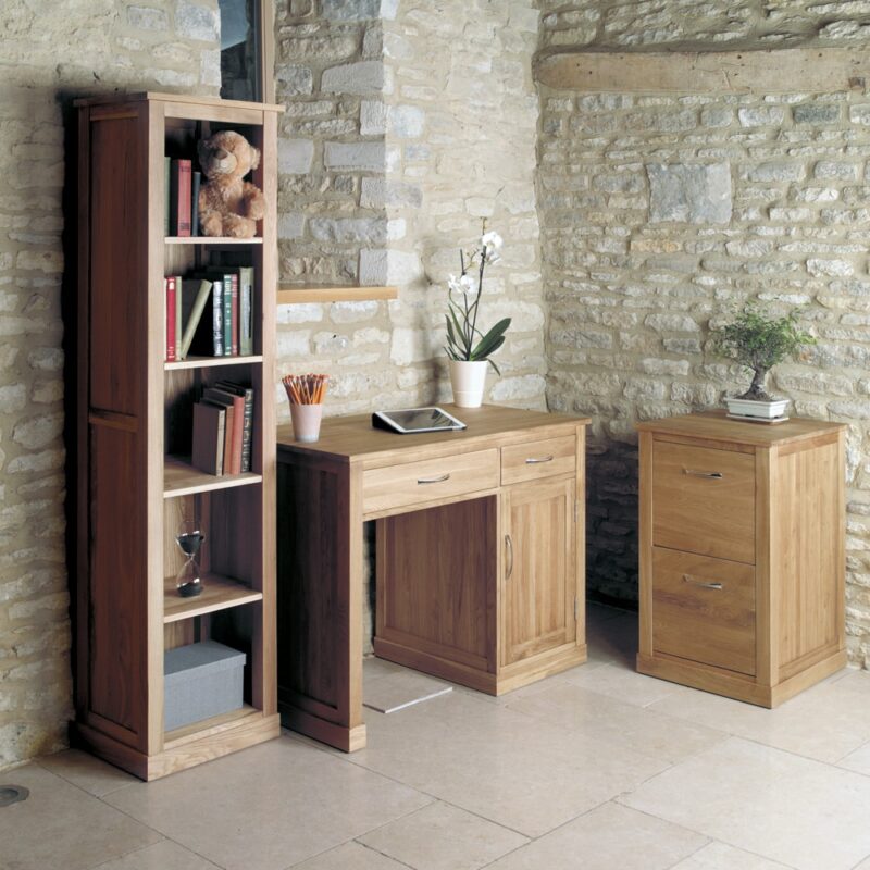 Baumhaus Mobel Oak Two Drawer Filing Cabinet The Home and Office Stores