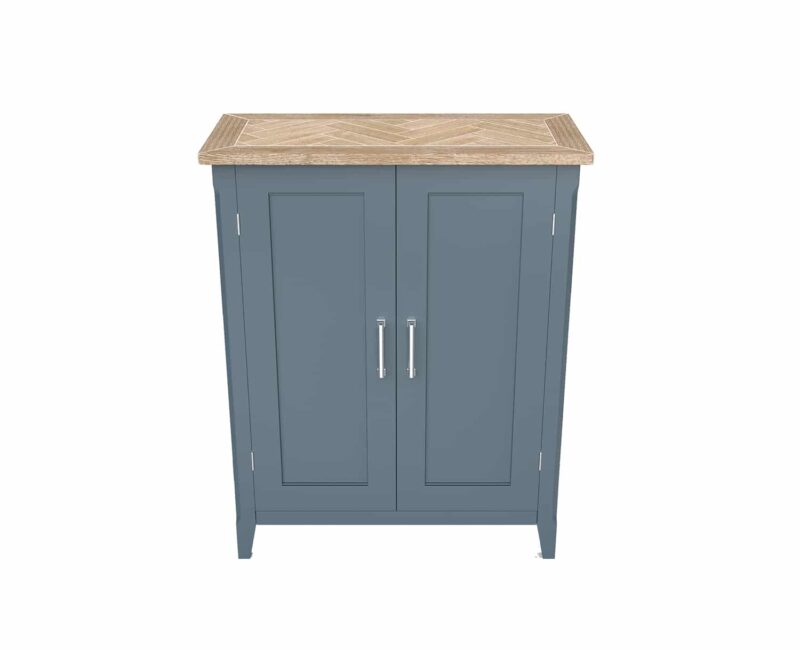 Baumhaus Signature Blue Shoe Storage Cupboard The Home and Office Stores