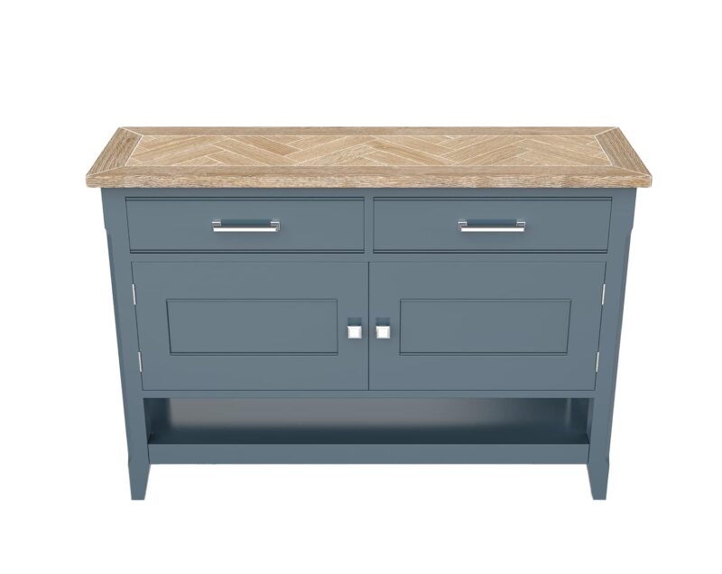 Baumhaus Signature Blue Small Sideboard Hall Console Table The Home and Office Stores