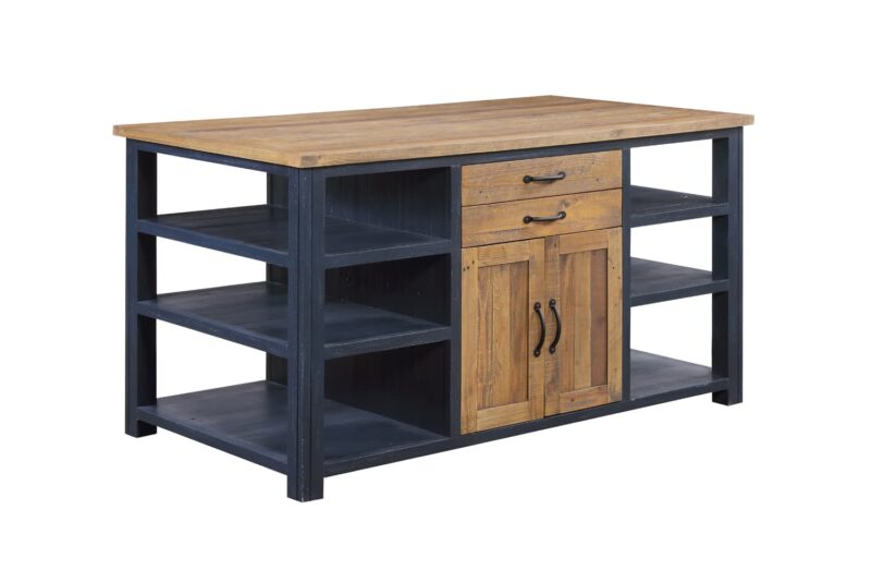 Baumhaus Splash of Blue Kitchen Island The Home and Office Stores