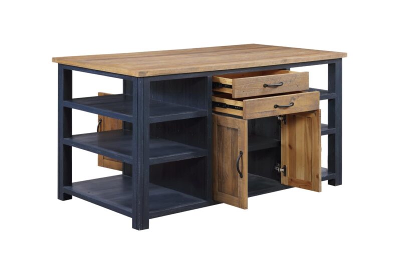 Baumhaus Splash of Blue Kitchen Island The Home and Office Stores