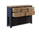 Baumhaus Splash of Blue Sideboard Console Table The Home and Office Stores