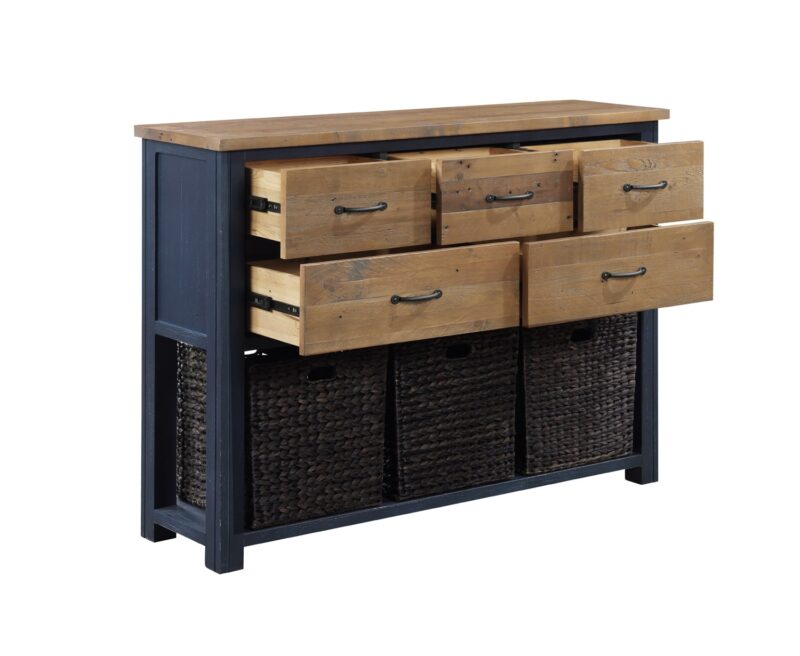 Baumhaus Splash of Blue Sideboard Console Table The Home and Office Stores
