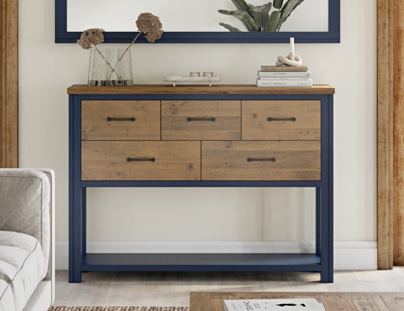 Baumhaus Splash of Blue Sideboard Console Table