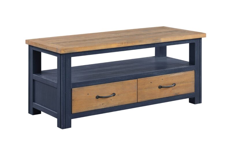 Baumhaus Splash of Blue Widescreen Television Cabinet The Home and Office Stores