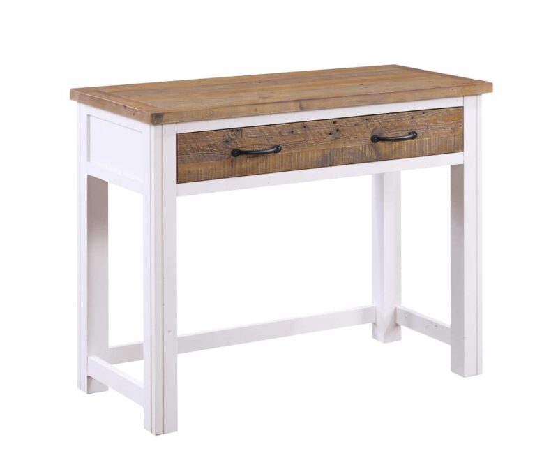 Baumhaus Splash of White Hidden Spacesaver Desk The Home and Office Stores