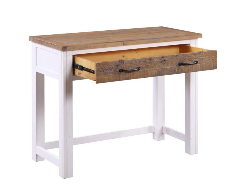 Baumhaus Splash of White Hidden Spacesaver Desk The Home and Office Stores