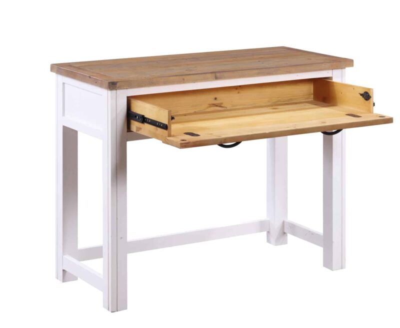 Baumhaus Splash of White Hidden Spacesaver Desk The Home and Office Stores