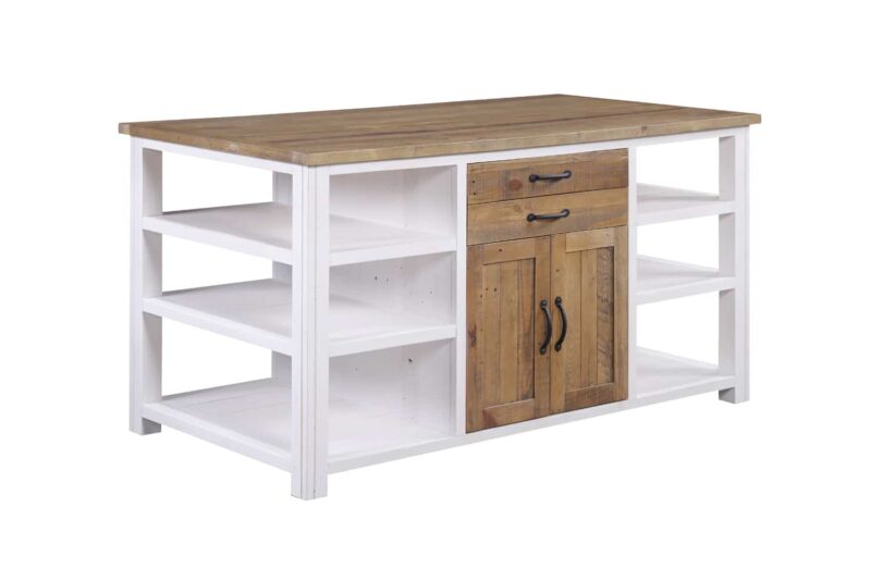 Baumhaus Splash of White Kitchen Island The Home and Office Stores