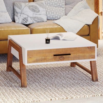 Baumhaus Trinity Reclaimed Square Coffee Table