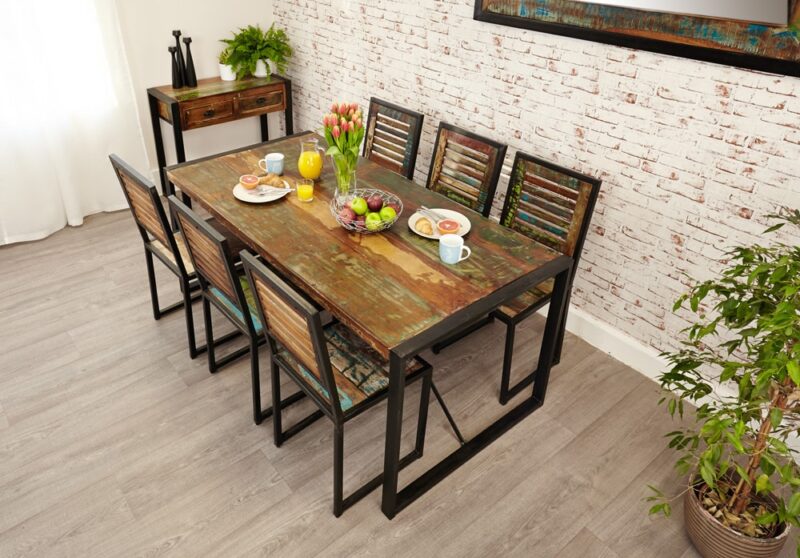 Baumhaus Urban Chic Dining Table Large The Home and Office Stores