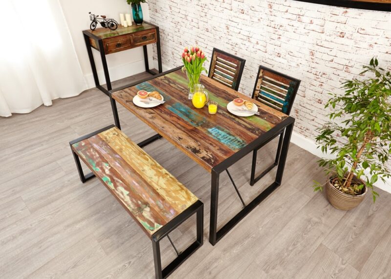 Baumhaus Urban Chic Dining Table Small The Home and Office Stores