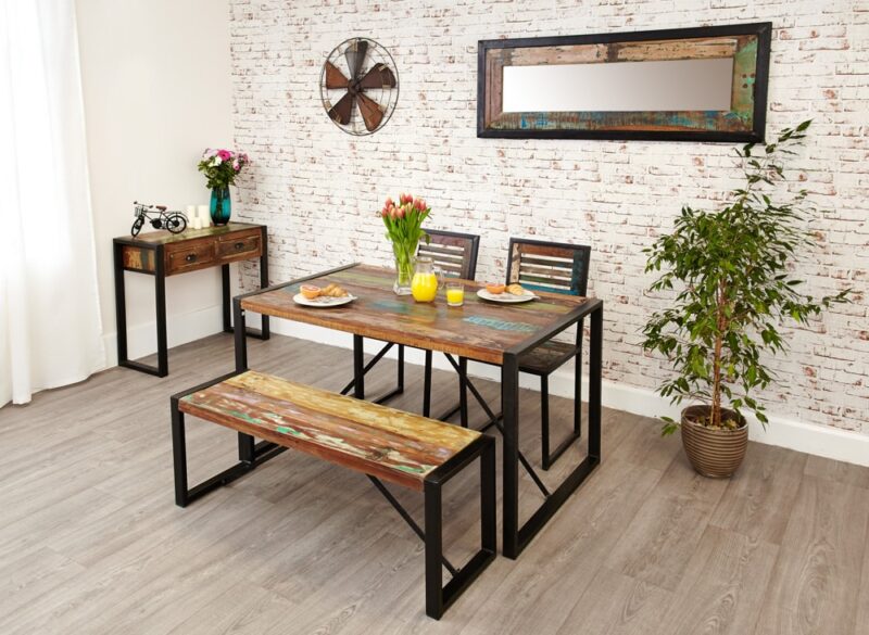Baumhaus Urban Chic Small Dining Bench The Home and Office Stores