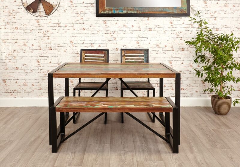 Baumhaus Urban Chic Small Dining Bench The Home and Office Stores