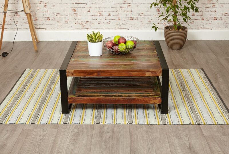 Baumhaus Urban Chic Square Coffee Table The Home and Office Stores