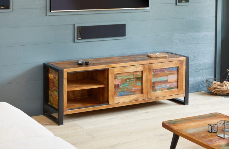 Baumhaus Urban Chic Widescreen Television Cabinet The Home and Office Stores