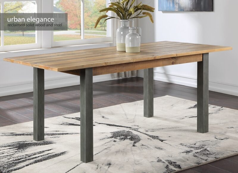 Baumhaus Urban Elegance Reclaimed Extending Dining Table The Home and Office Stores