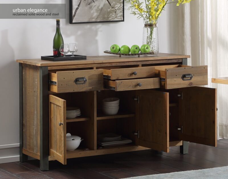 Baumhaus Urban Elegance Reclaimed Sideboard The Home and Office Stores
