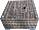 Signature Weave Georgia Grey Corner Sofa Ice Bucket Coffee Table Set The Home and Office Stores