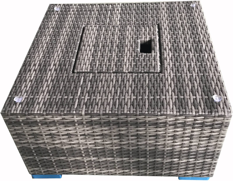 Signature Weave Georgia Grey Corner Sofa Ice Bucket Coffee Table Set The Home and Office Stores