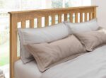 Flintshire Furniture Gladstone Natural Oak Bed The Home and Office Stores