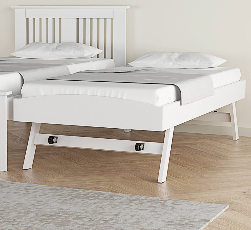 Flintshire Furniture Hendre Guest Bed White The Home and Office Stores